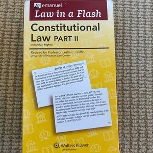 Emmanuel Law in a Flash Constitutional Law Part 2